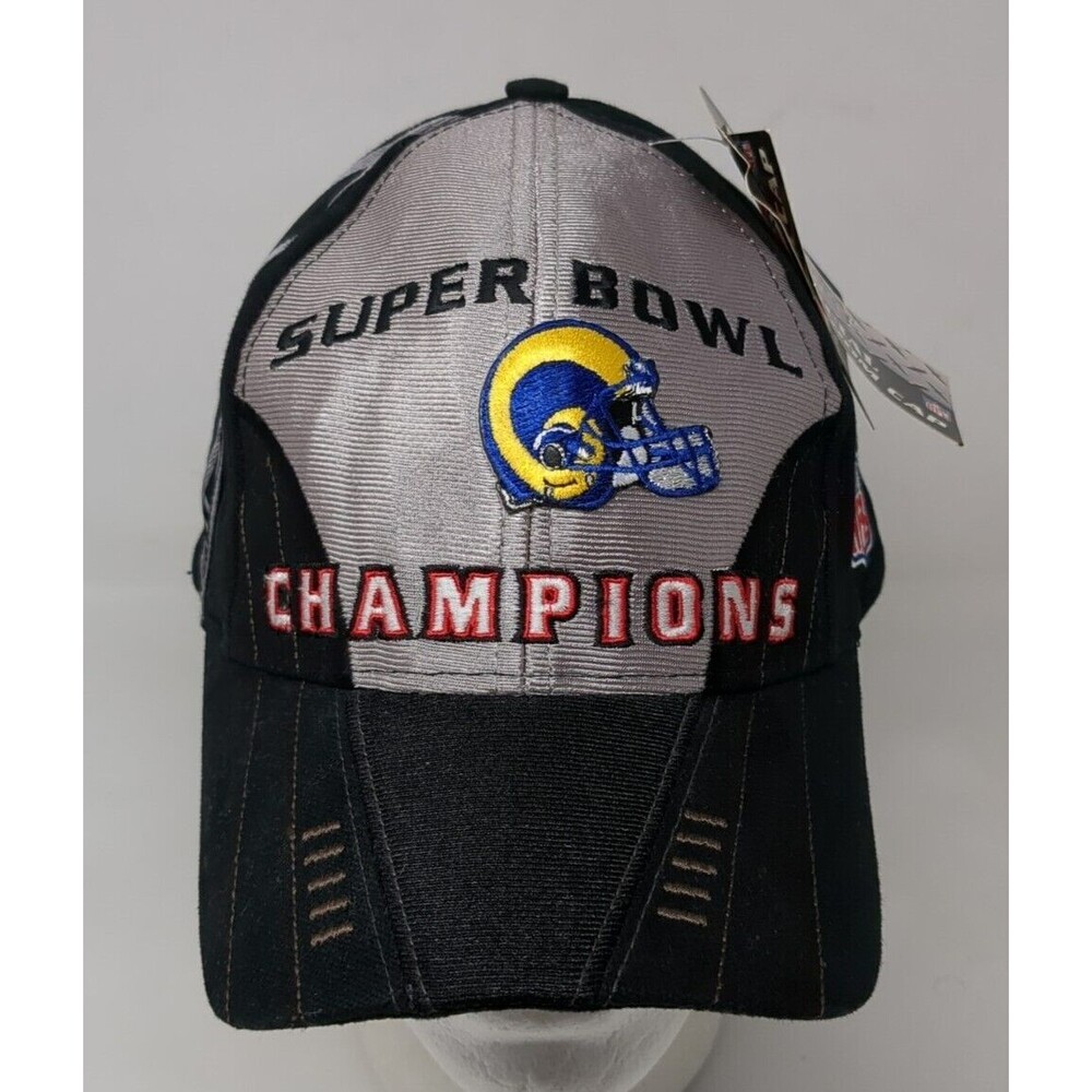 Vintage Puma Los Angeles Rams Baseball Hat Cap Super Bowl Champion Locker 2000
